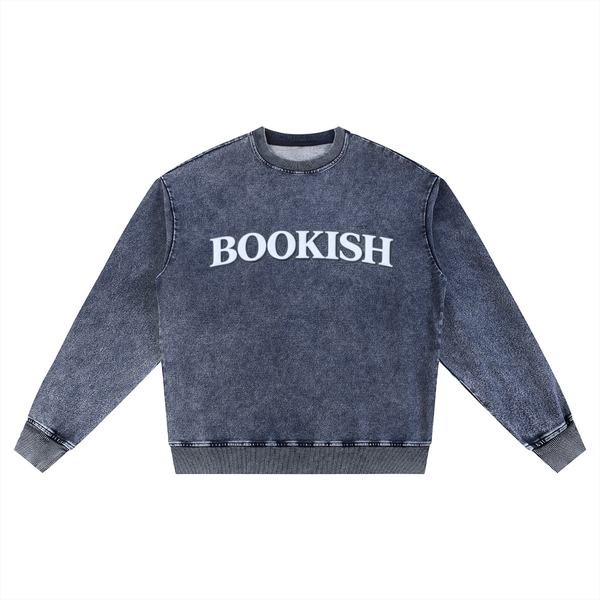 Bookish Crewneck Sweatshirt (Blue)